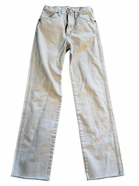 Wrangler Light Blue Denim Jeans with Leather Patch size 27